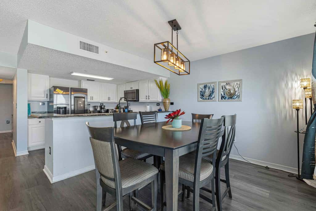 Beachfront condo with gulf views, pool, gym, & private balcony