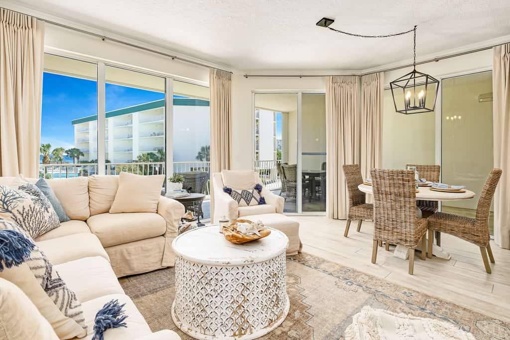 Chic first-floor condo with Gulf & pool view & pickleball - steps to beach