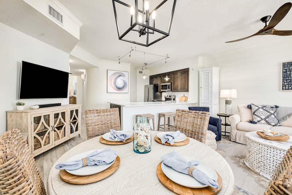 Chic first-floor condo with Gulf & pool view & pickleball - steps to beach