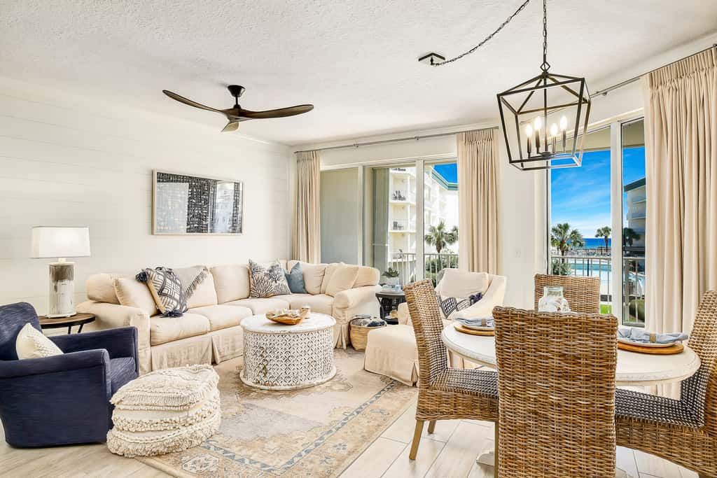 Chic first-floor condo with Gulf & pool view & pickleball - steps to beach