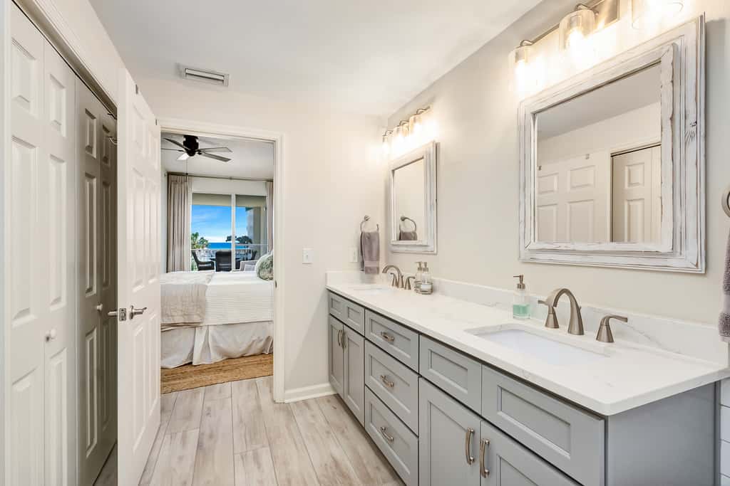 Chic first-floor condo with Gulf & pool view & pickleball - steps to beach