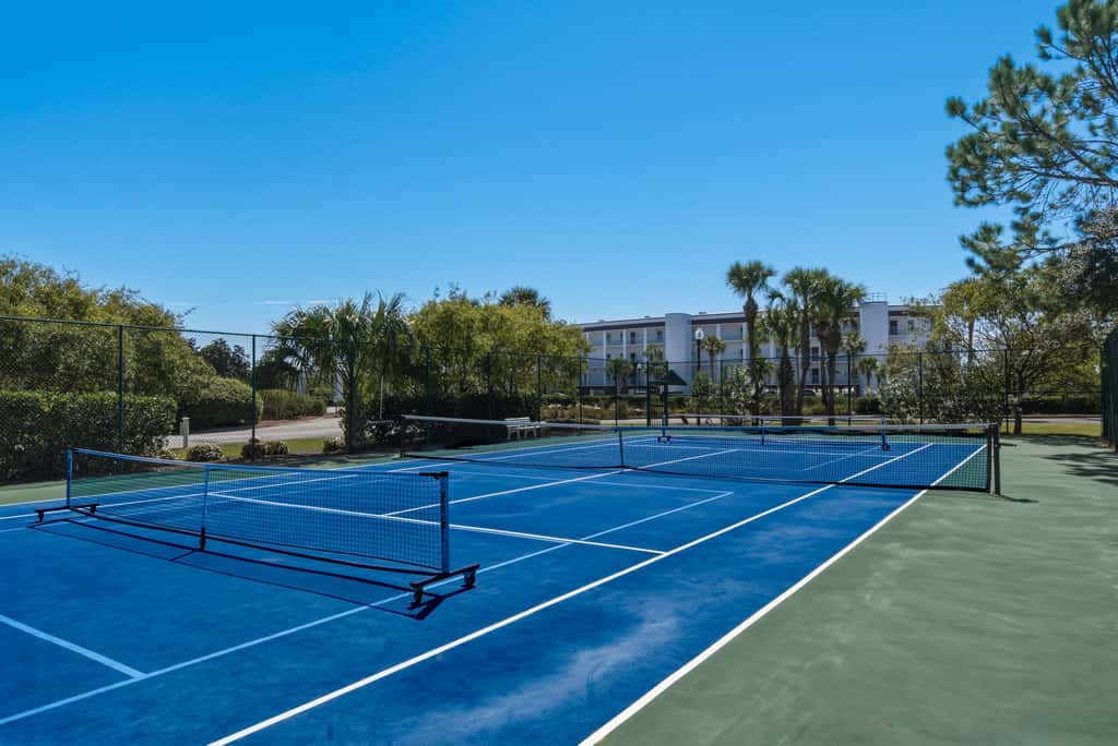 Chic first-floor condo with Gulf & pool view & pickleball - steps to beach
