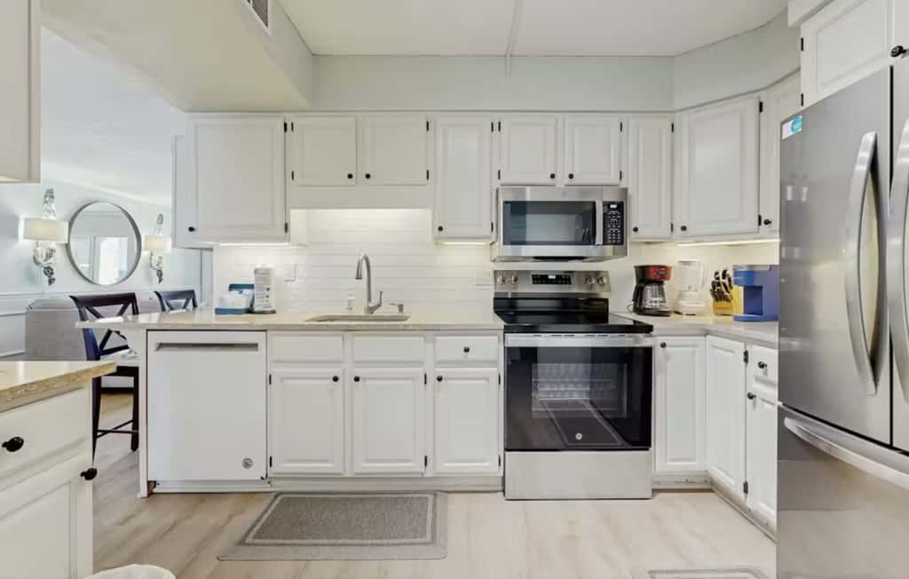 Updated beachfront condo with beach setup & quick drive to entertainment