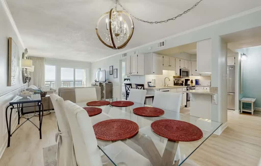 Updated beachfront condo with beach setup & quick drive to entertainment