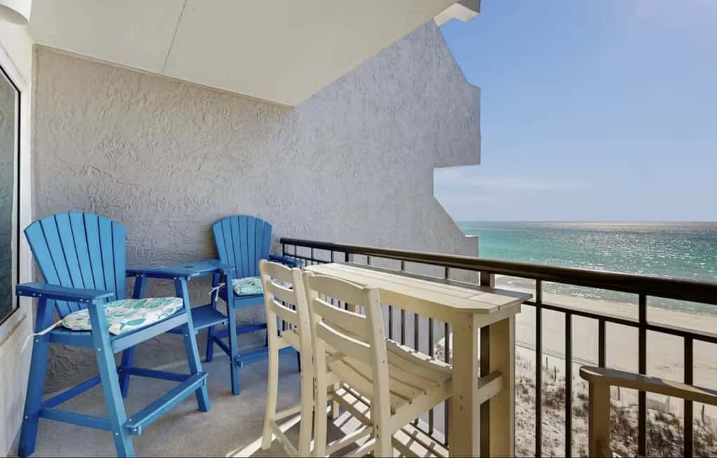 Updated beachfront condo with beach setup & quick drive to entertainment
