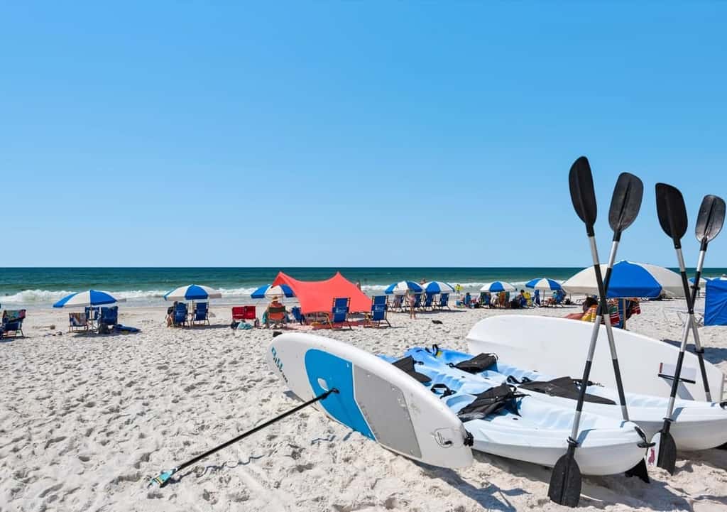 Updated beachfront condo with beach setup & quick drive to entertainment
