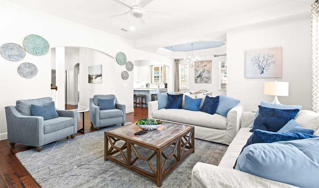Updated, roomy Inlet Beach home with two outdoor decks and Shared Pool/Dock