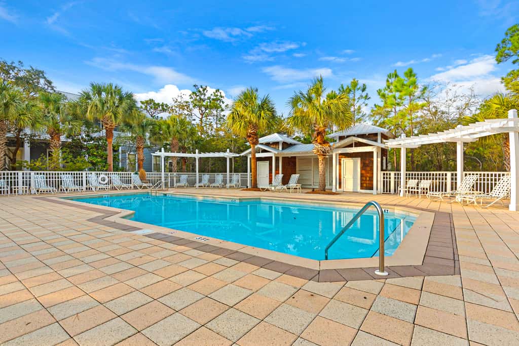 Coastal haven near the beach off scenic 30A with two pools & porch- dog-friendly