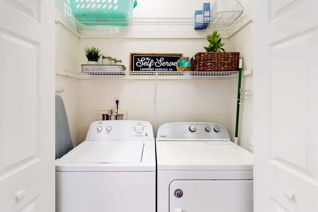 Dog-friendly home with pool, patio, & washer&dryer