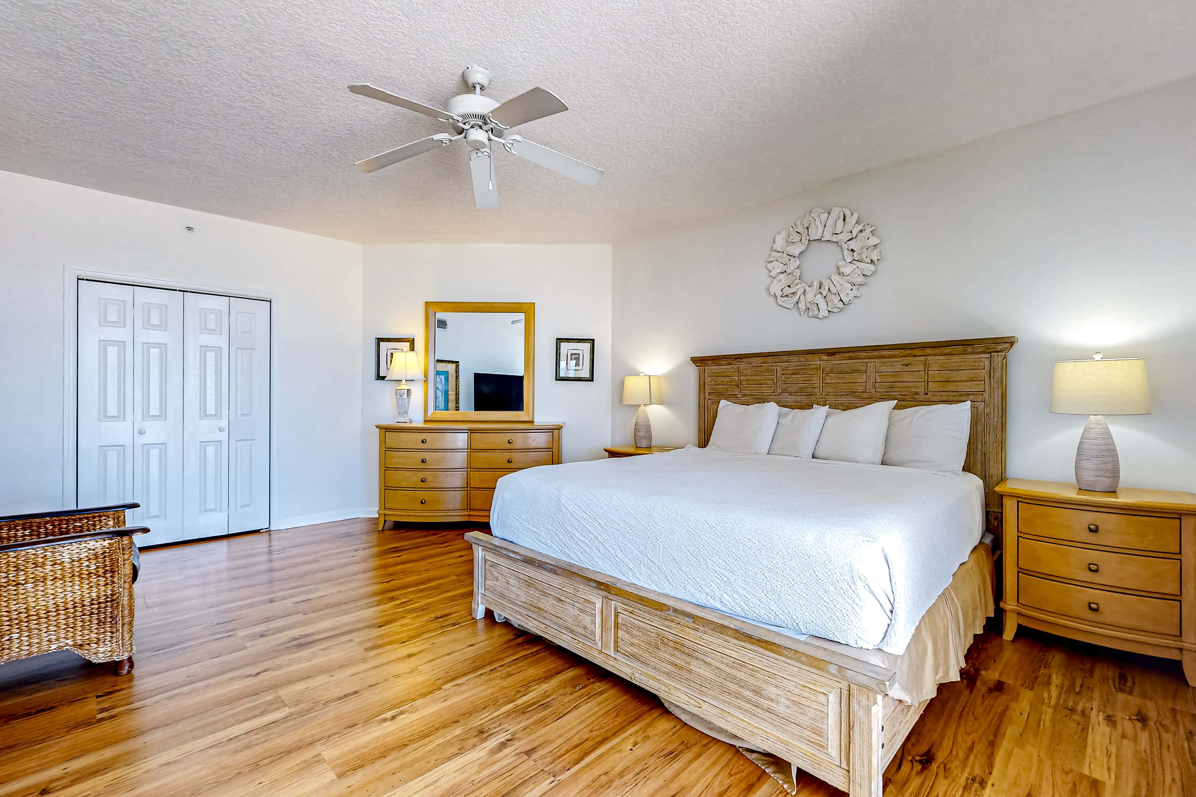 Gulf-front 3-bedroom condo with balconies off each bedroom & pickleball