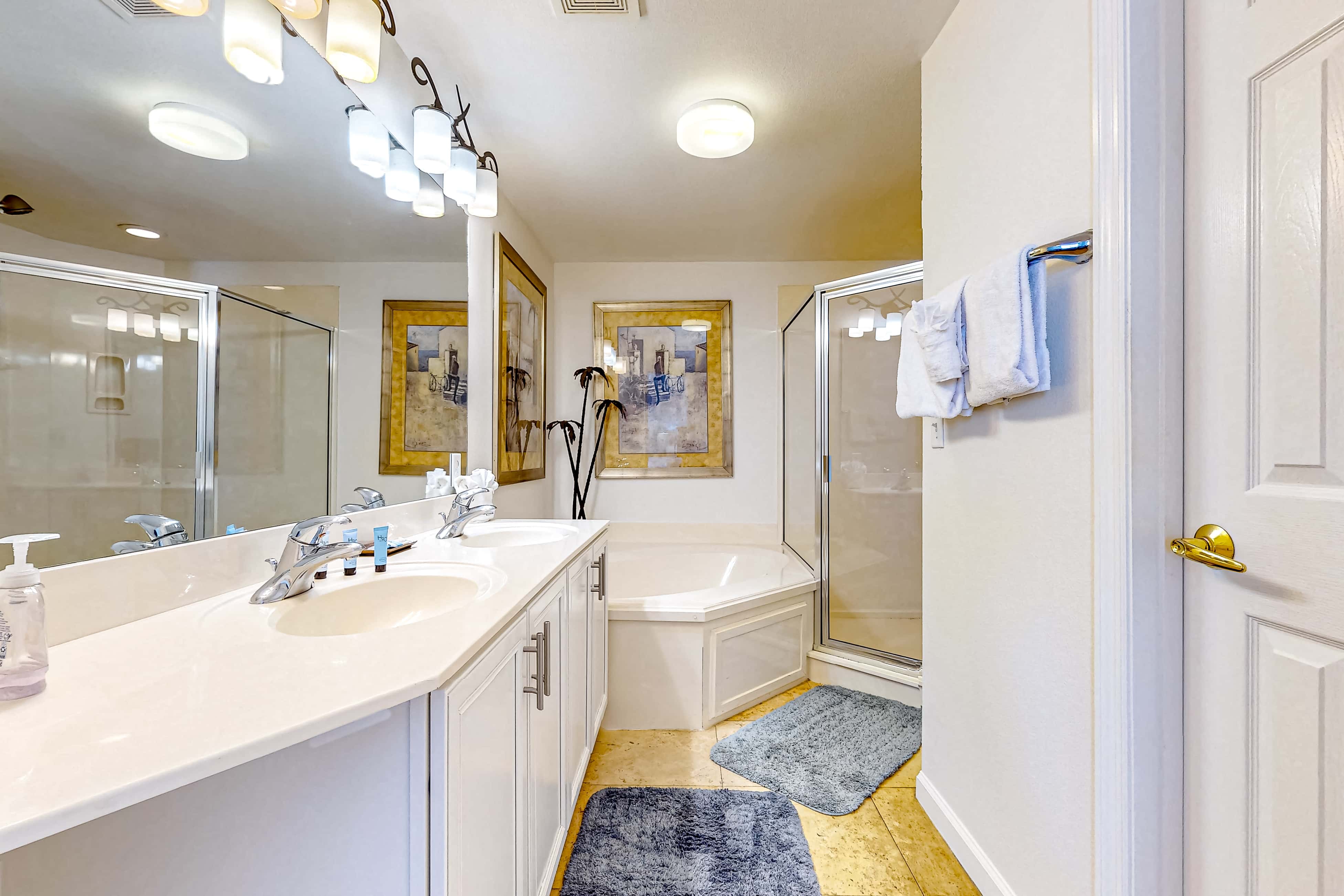Gulf-front 3-bedroom condo with balconies off each bedroom & pickleball