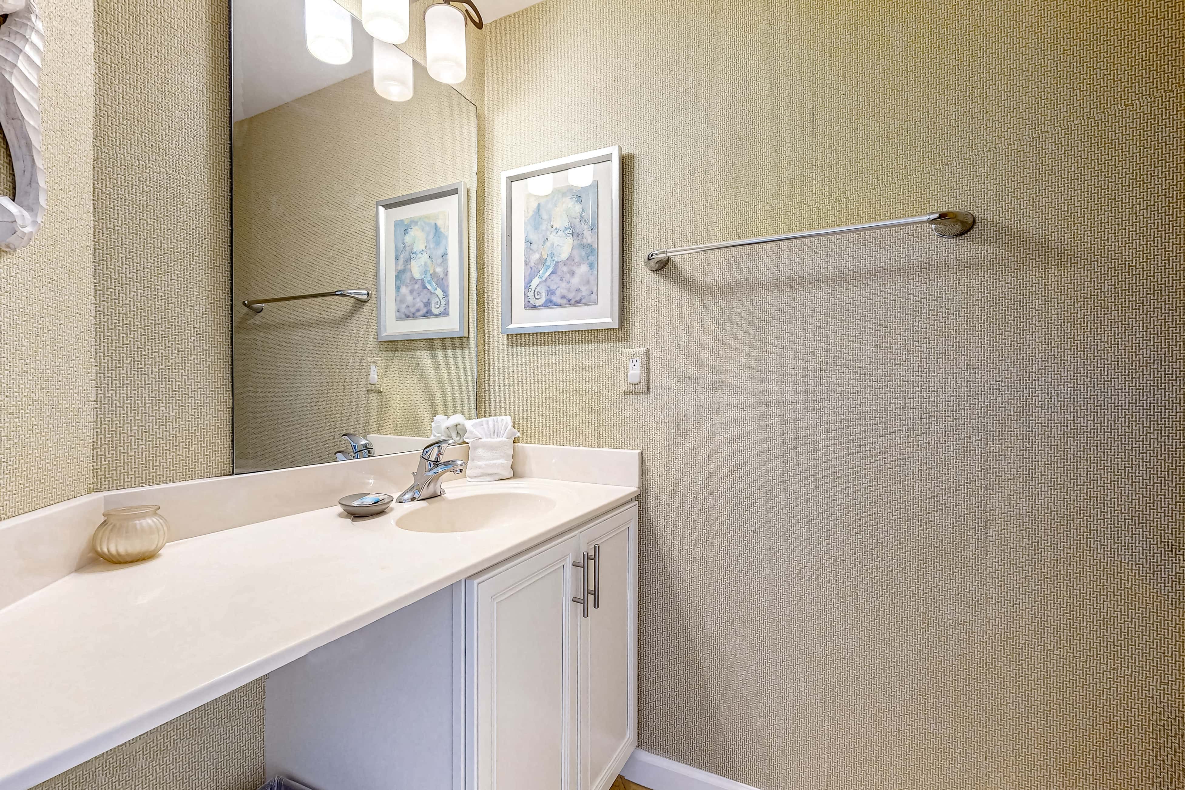 Gulf-front 3-bedroom condo with balconies off each bedroom & pickleball
