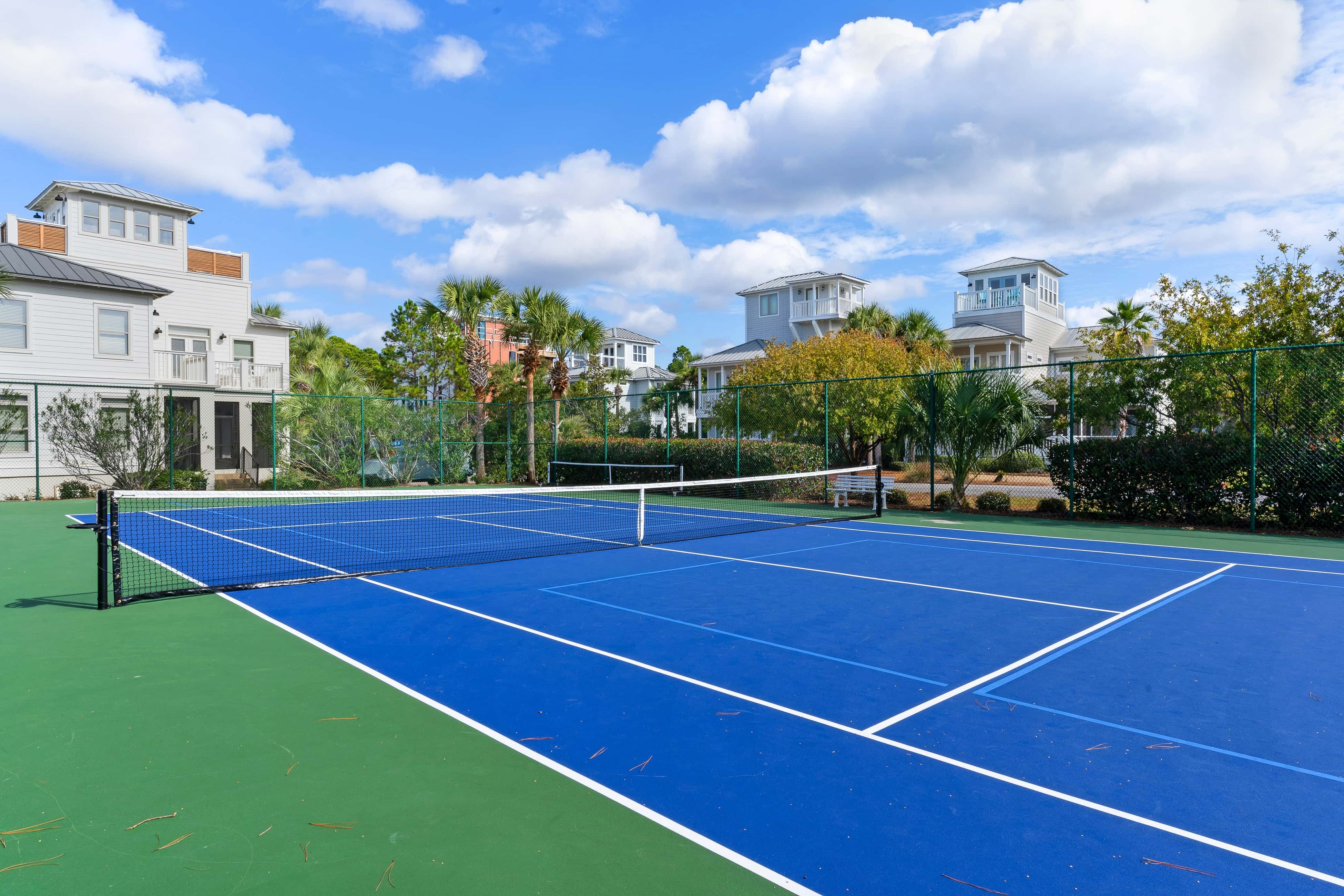Gulf-front 3-bedroom condo with balconies off each bedroom & pickleball