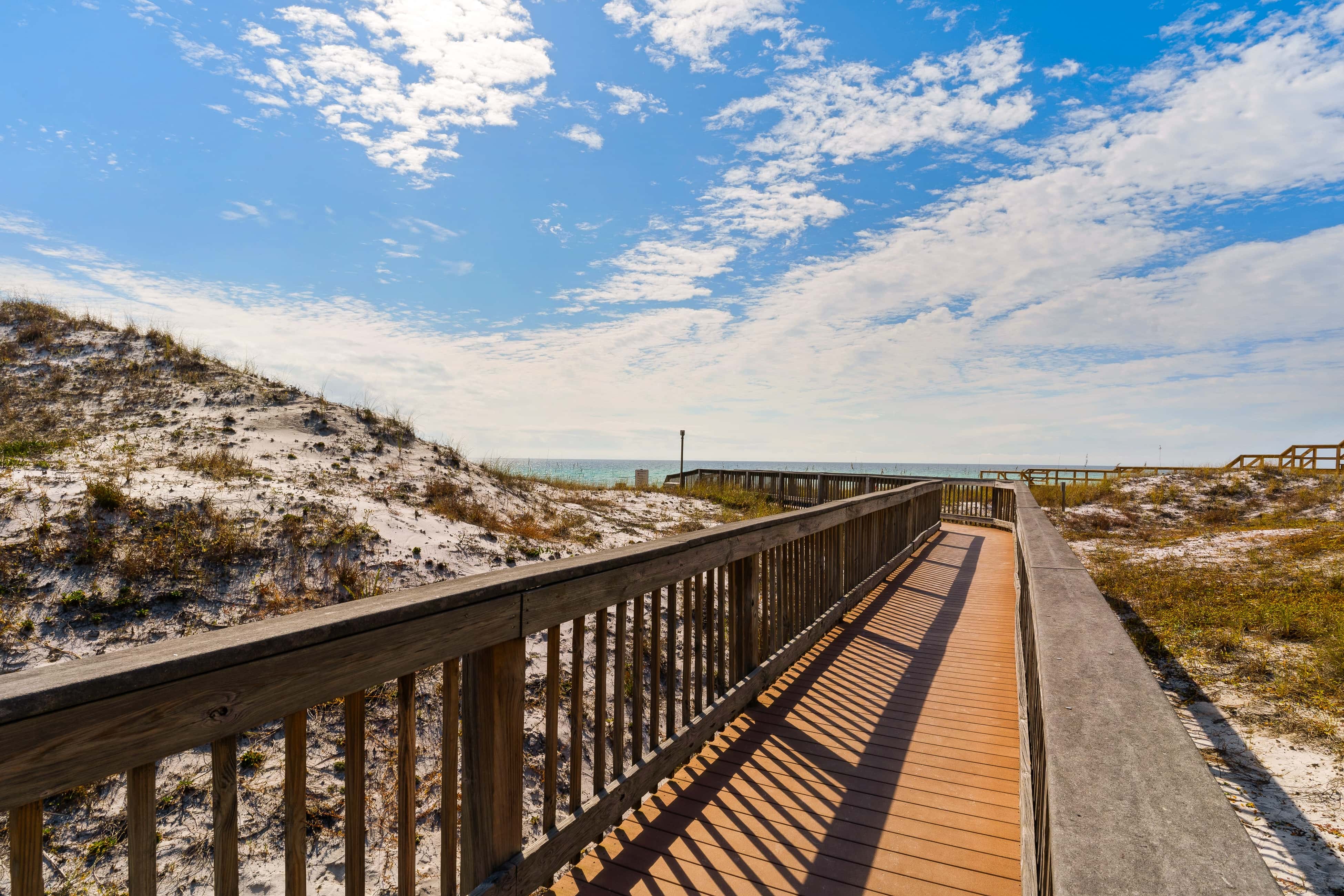 Gulf-front 3-bedroom condo with balconies off each bedroom & pickleball