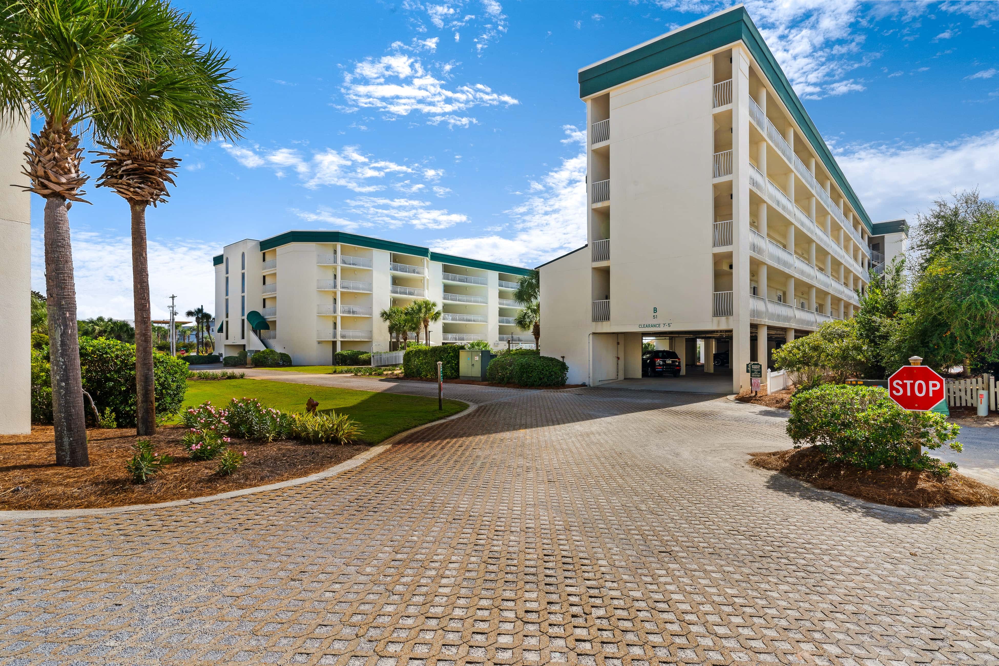Gulf-front 3-bedroom condo with balconies off each bedroom & pickleball