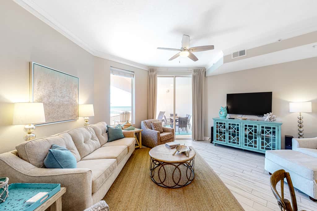 Amazing views at this renovated 4rth-floor condo with lagoon pool & pickleball