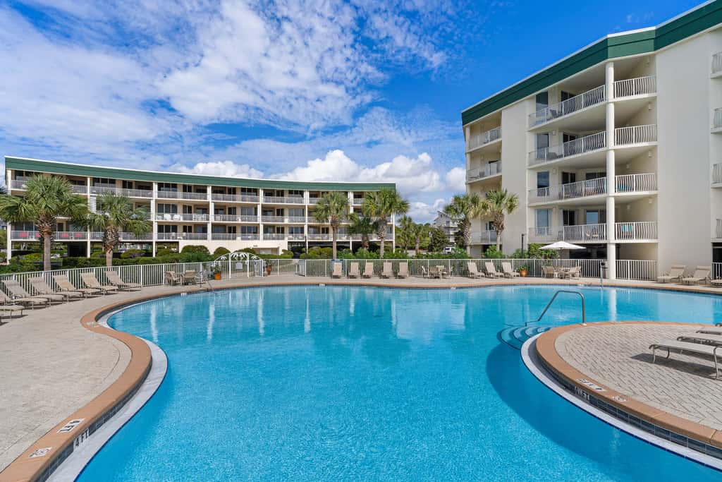 Amazing views at this renovated 4rth-floor condo with lagoon pool & pickleball