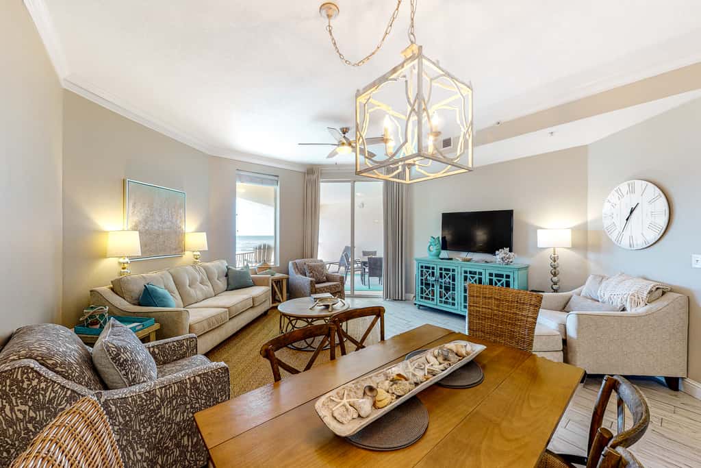 Amazing views at this renovated 4rth-floor condo with lagoon pool & pickleball