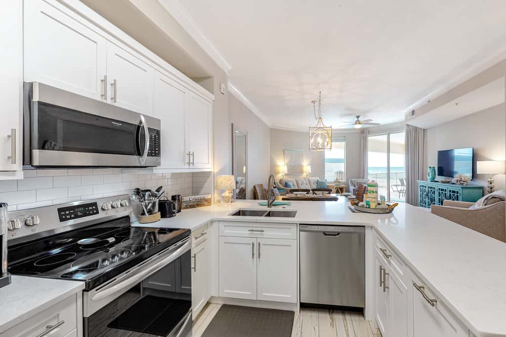 Amazing views at this renovated 4rth-floor condo with lagoon pool & pickleball