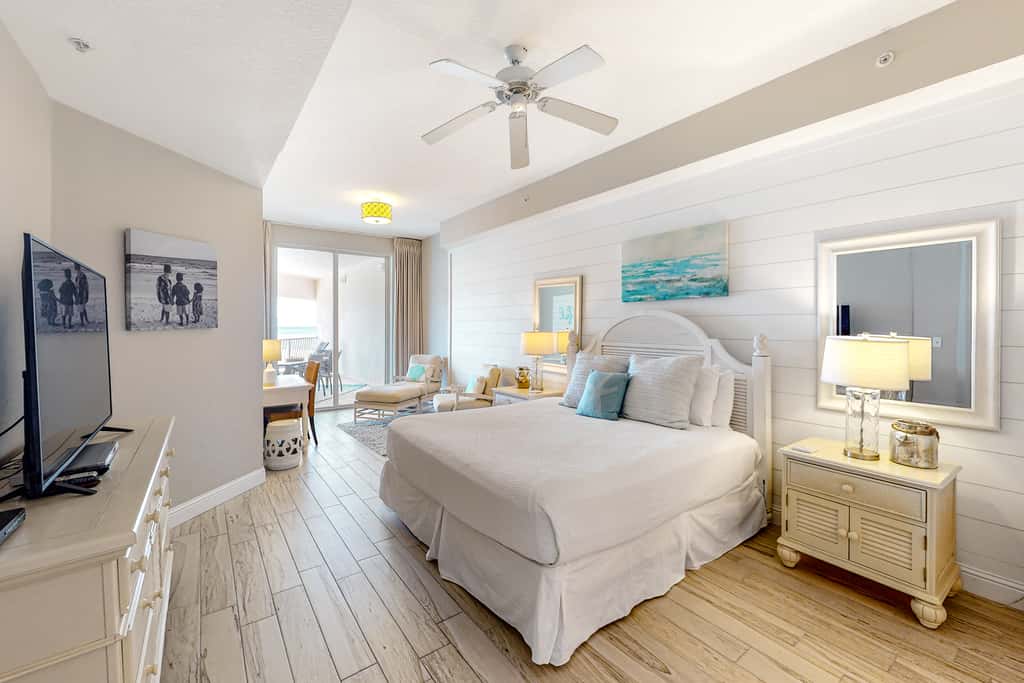 Amazing views at this renovated 4rth-floor condo with lagoon pool & pickleball