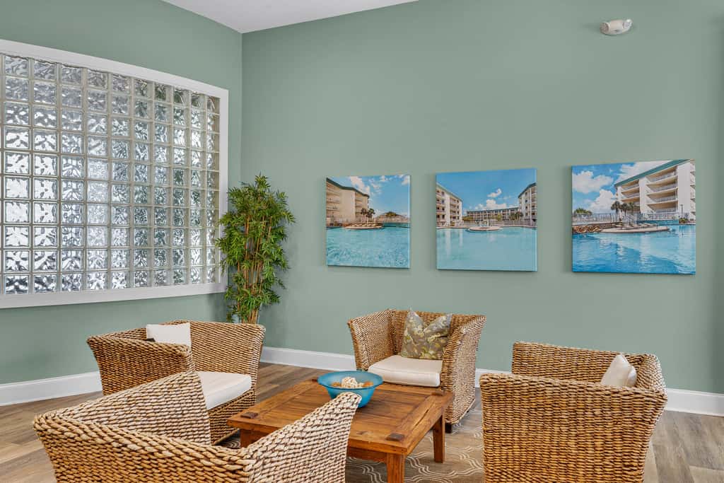 Amazing views at this renovated 4rth-floor condo with lagoon pool & pickleball
