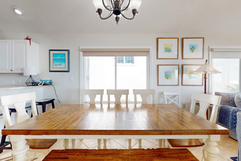 Gulf-front house near golf with pool, ocean views, beach access, & balcony