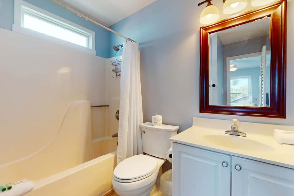 Gulf-front house near golf with pool, ocean views, beach access, & balcony