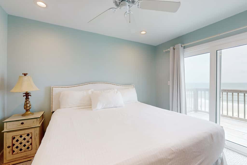 Spacious & updated waterfront home w decks, beach views & private boardwalk
