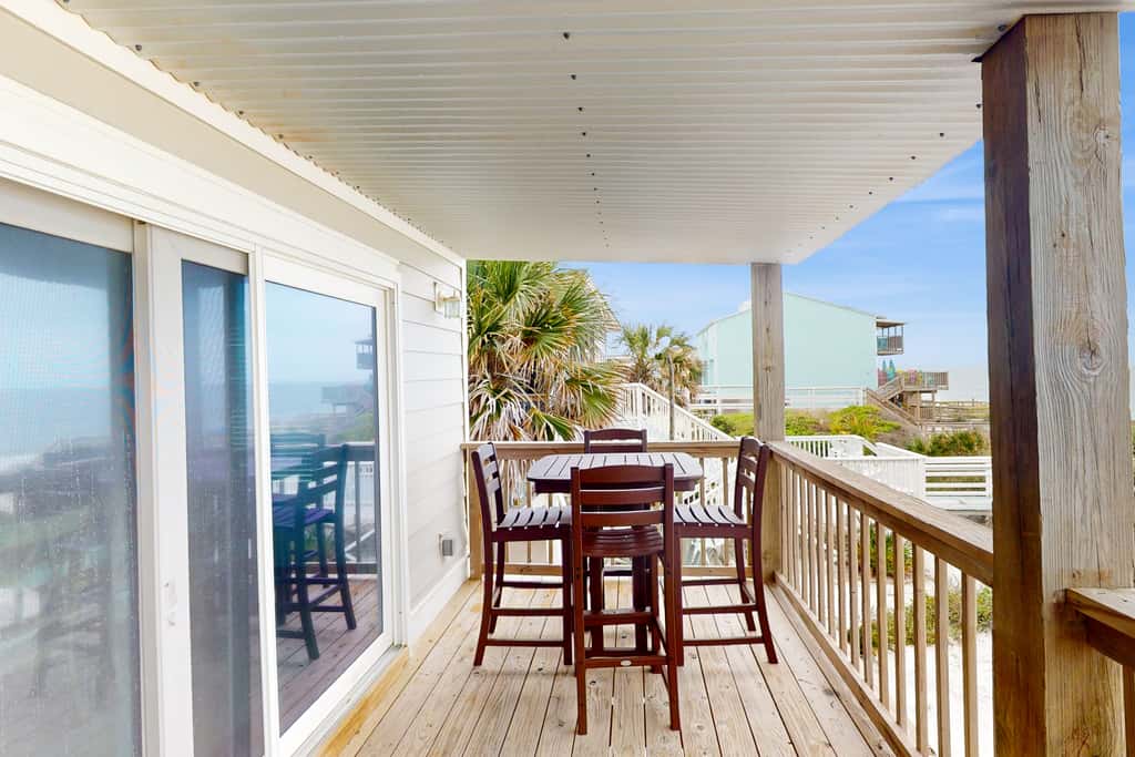 Spacious & updated waterfront home w decks, beach views & private boardwalk