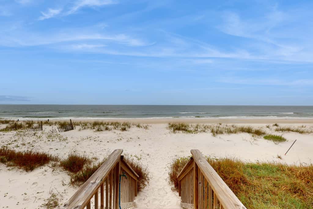 Spacious & updated waterfront home w decks, beach views & private boardwalk
