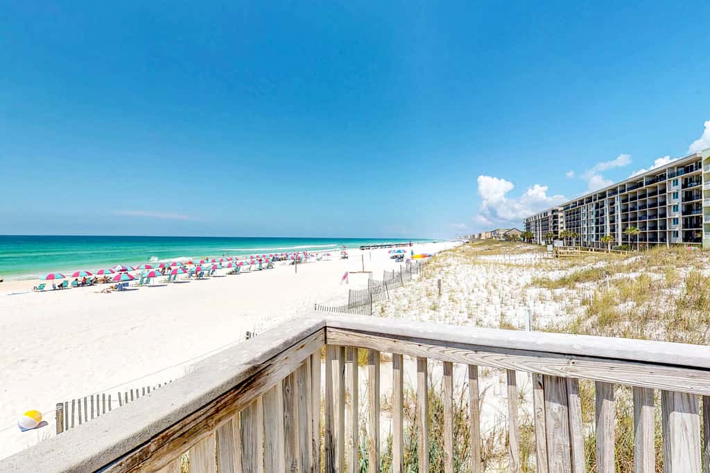 Gulf Dunes 317 - Relaxing oceanfront escape with fitness center, shared pool & views