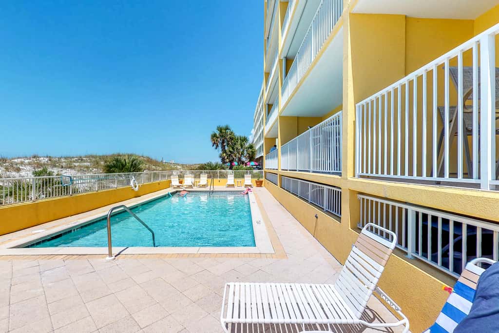 Gulf Dunes 317 - Relaxing oceanfront escape with fitness center, shared pool & views