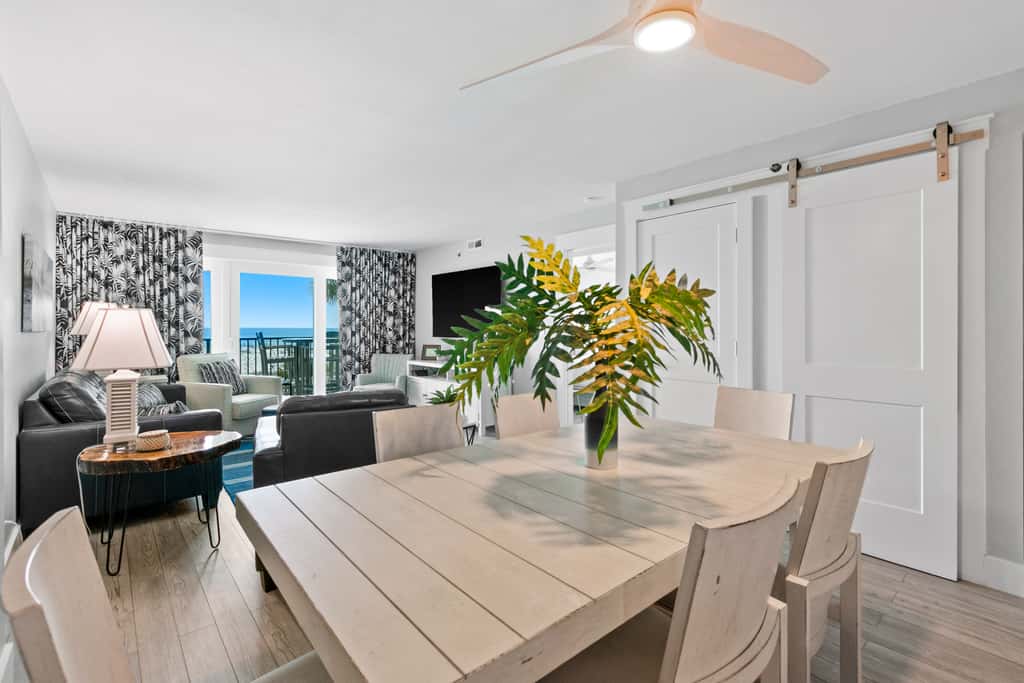 Sunny, beachfront condo with shared pool, free WiFi, & Gulf views