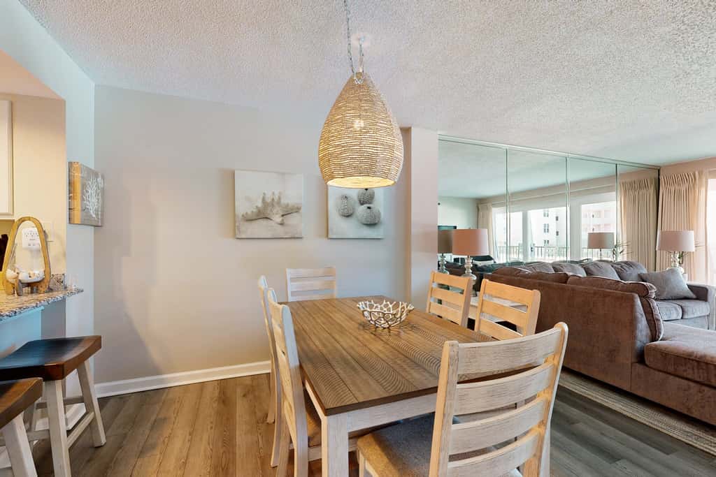 Beachfront condo with Gulf views, beach access, pool, & private balcony