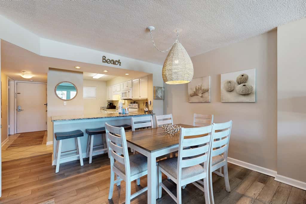 Beachfront condo with Gulf views, beach access, pool, & private balcony