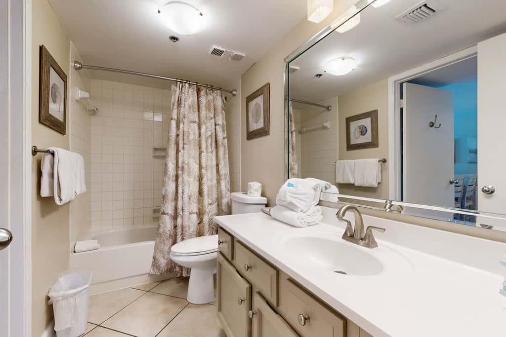 Beachfront condo with Gulf views, beach access, pool, & private balcony