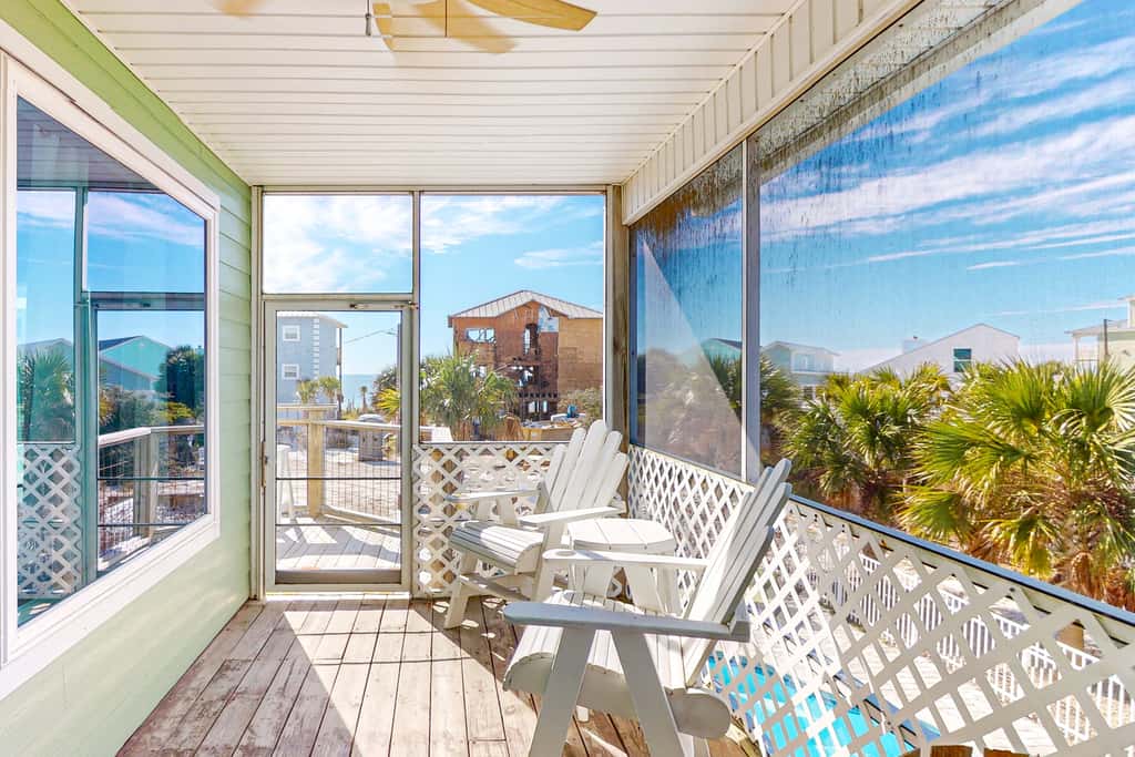 Dog-friendly beach house with a private pool, firepit, AC, & washer&dryer