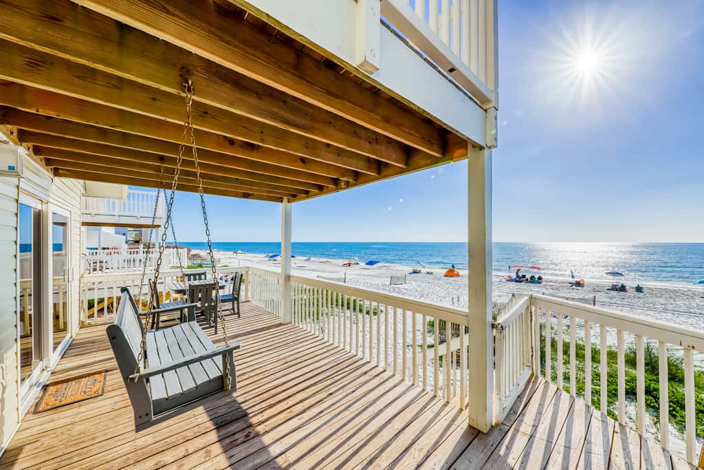 Beachfront home with coastal views & beach access - dog-friendly