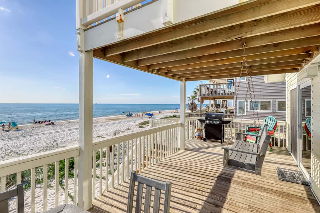 Beachfront home with coastal views & beach access - dog-friendly