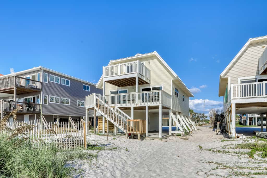 Beachfront home with coastal views & beach access - dog-friendly