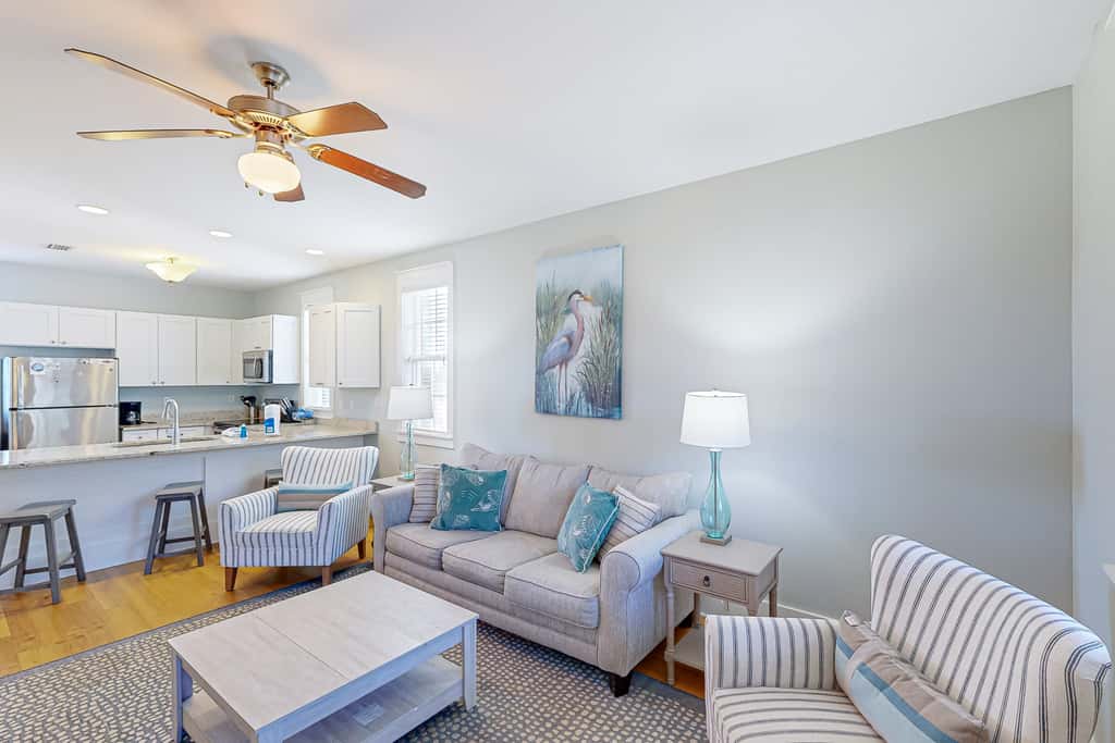 Dog-friendly 2BR home with screened porch, pool, & hot tub - beach access one mile away - snowbirds welcome