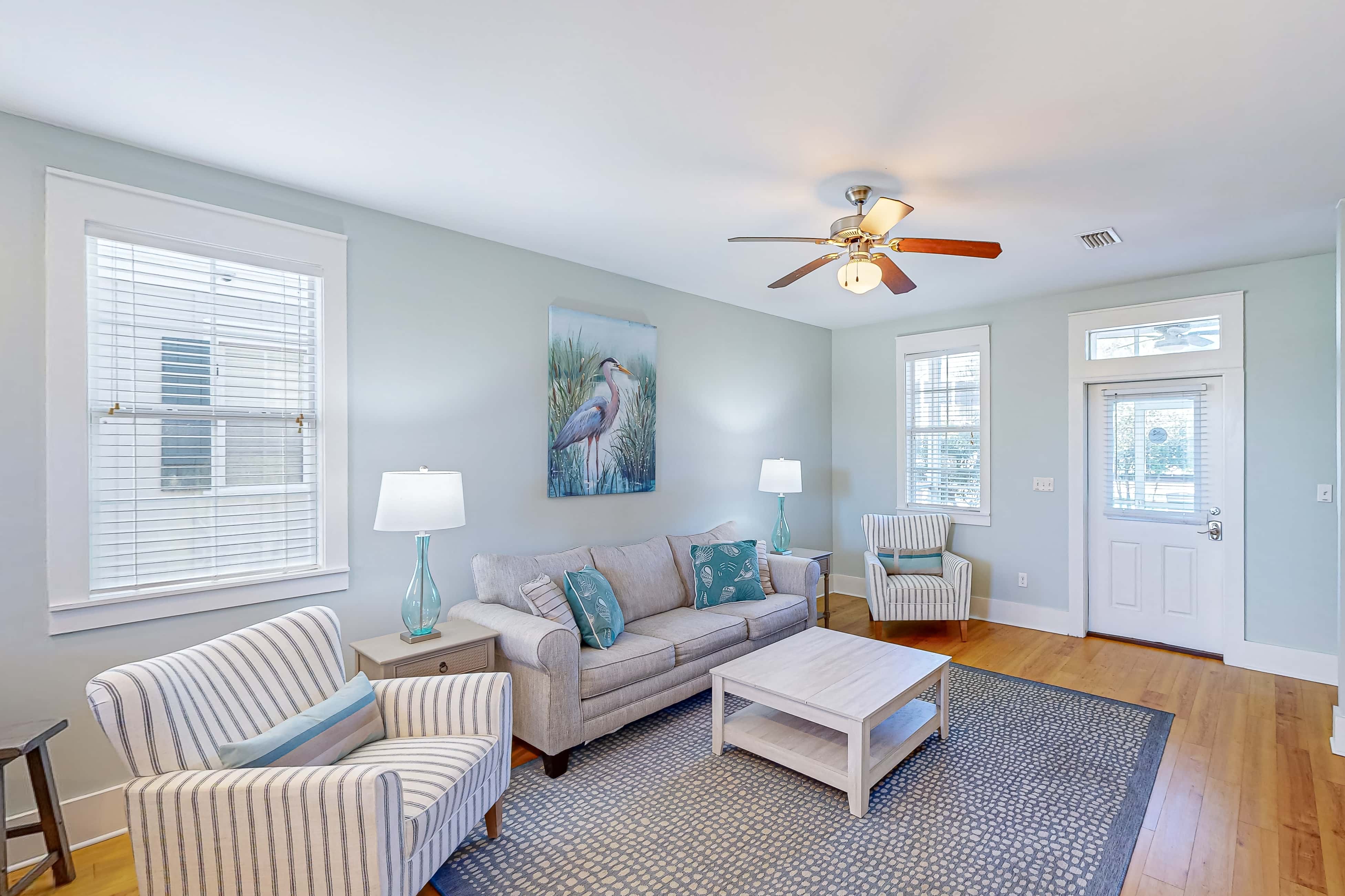 Dog-friendly home with hot tub - beach access one mile away