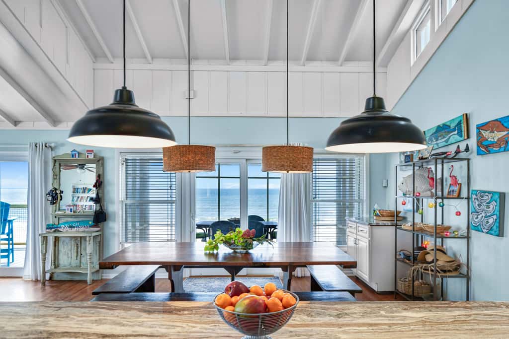 Dog-friendly with Gulf view, pool, balcony, deck, fireplace, central AC, & W&D