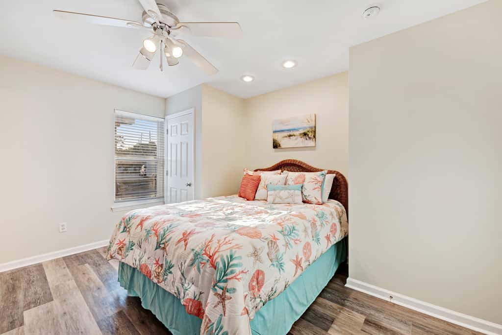 Beachfront home with screened porch with boardwalk access to pool