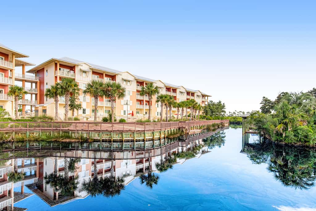 Waterfront Home Close to Beach with Shared Pool, Hot Tub, Free WiFi, & Central AC