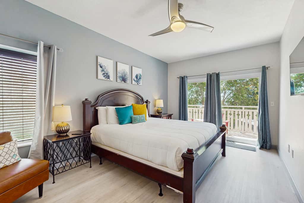 Waterfront Home Close to Beach with Shared Pool, Hot Tub, Free WiFi, & Central AC