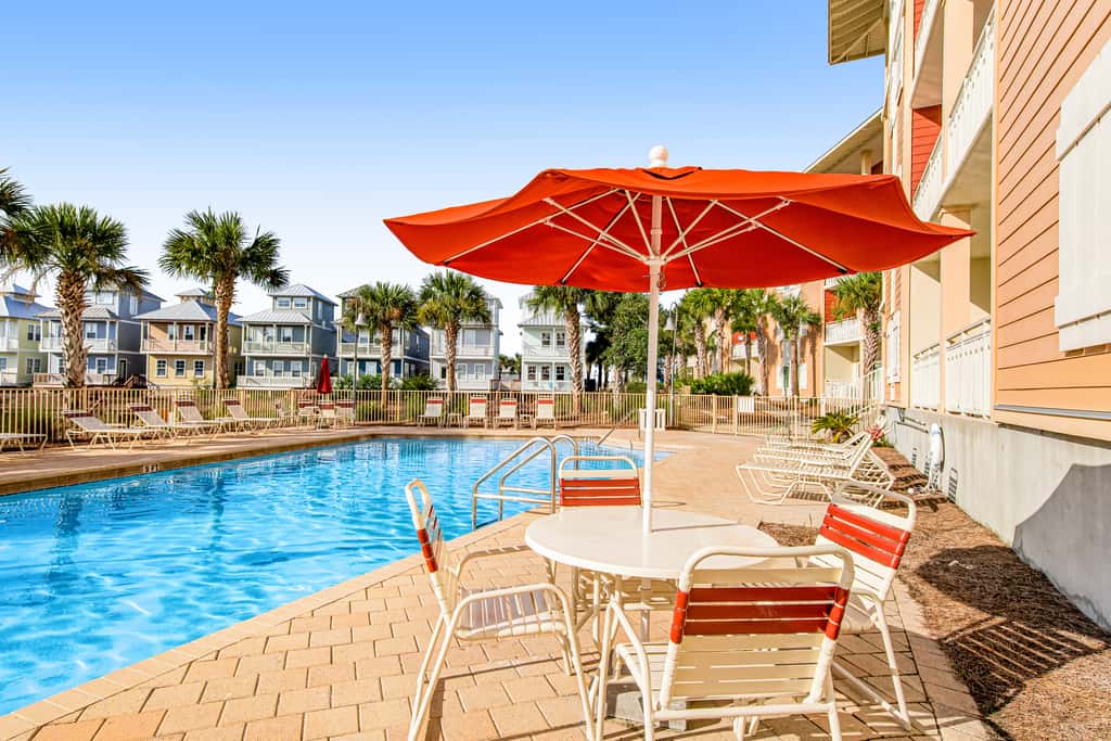 Waterfront Home Close to Beach with Shared Pool, Hot Tub, Free WiFi, & Central AC