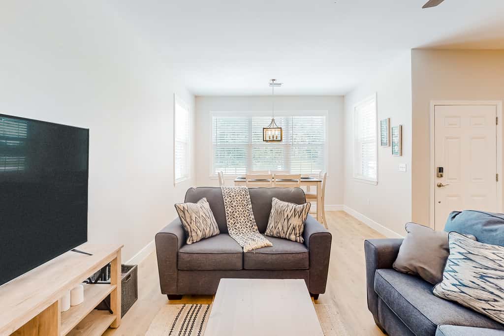 Dog-friendly coastal abode with a grill, central AC, updated interior & patio