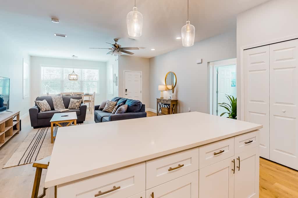 Dog-friendly coastal abode with a grill, central AC, updated interior & patio