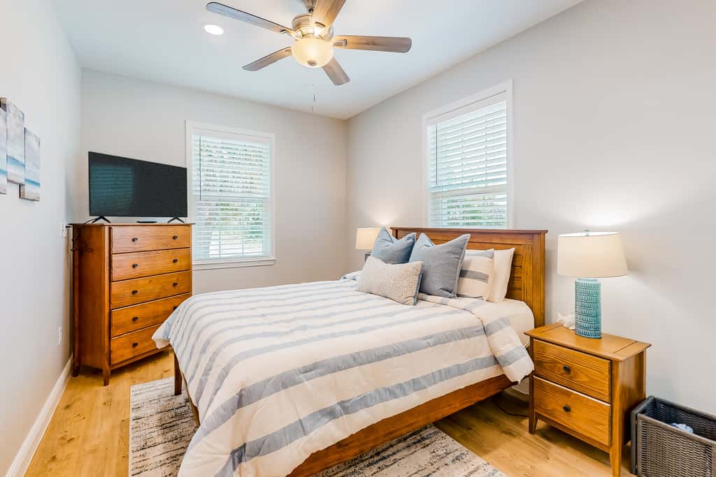 Dog-friendly coastal abode with a grill, central AC, updated interior & patio